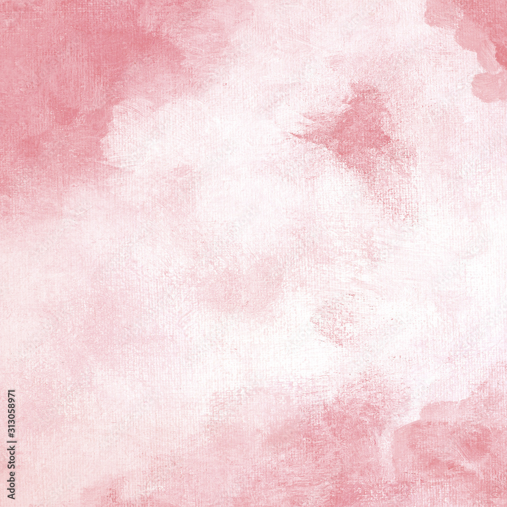 Obraz premium Soft pink white Background Abstract acrylic cloud texture on canvas
