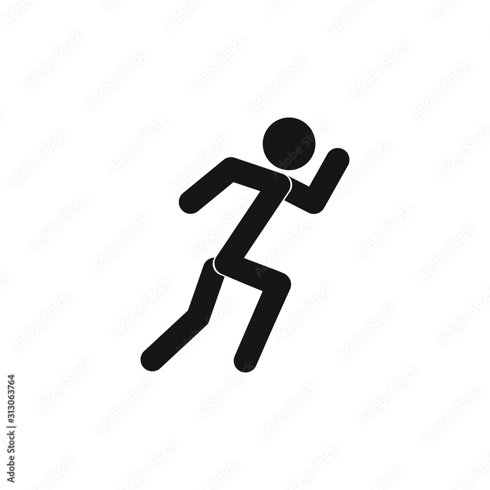 running icon vector illustration sign