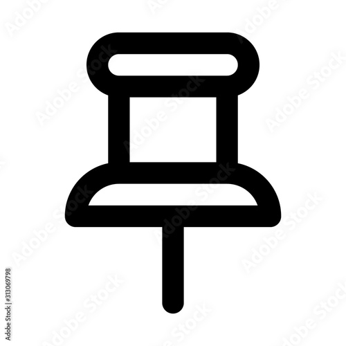 Vector Pin Icon.