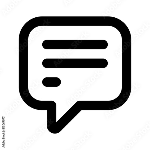 Vector Chat Icon. Bubble Icon.