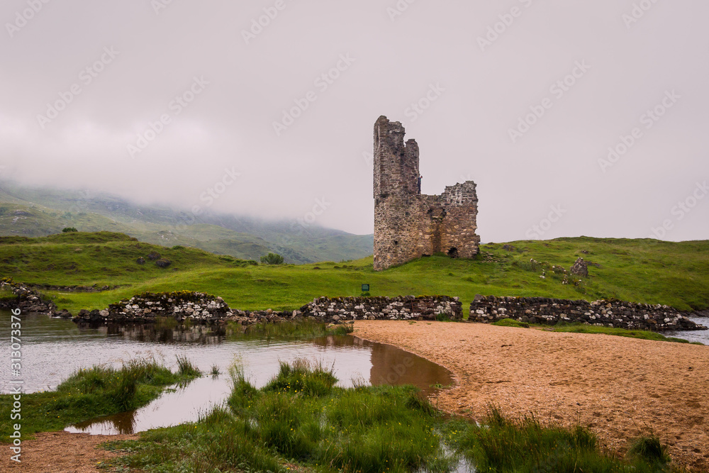 Ancient Ruins of Ardvreck Castle