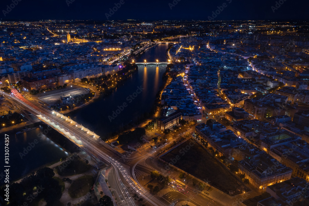 Vistas de Sevilla desde rascacielos