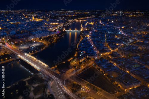 Vistas de Sevilla desde rascacielos