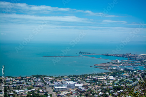 Fototapeta Naklejka Na Ścianę i Meble -  Aerial view of Townsville