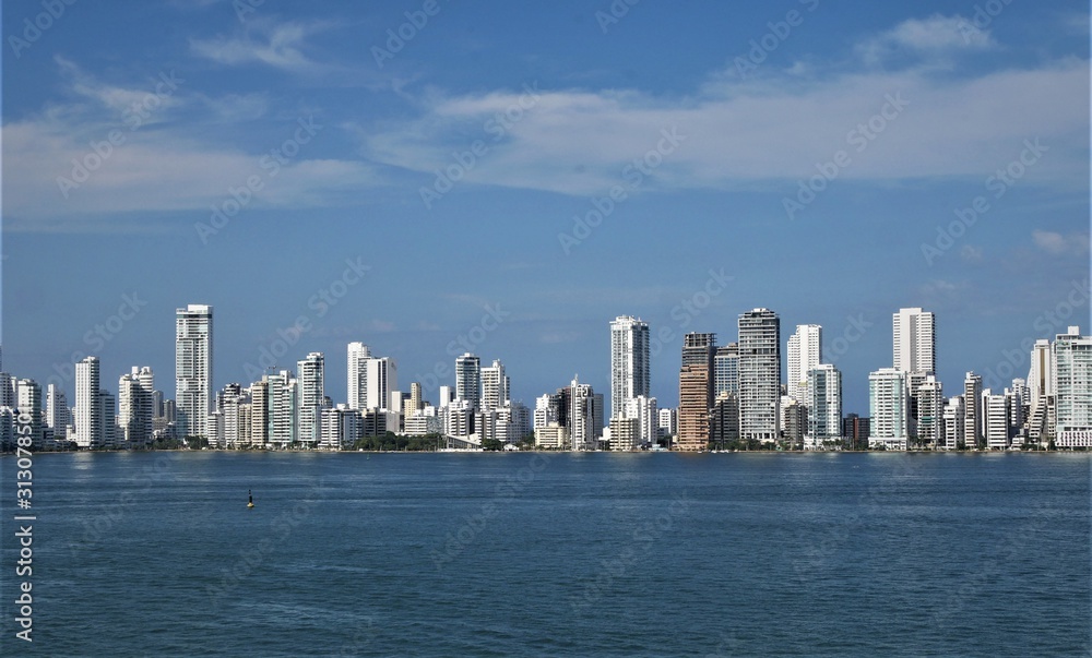 Skyline von Cartagena de Indias