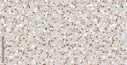Colorful mosaic stones background, terrazzo marble texture