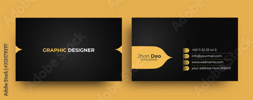 Modern Business Card - Creative and Clean Business Card Template.