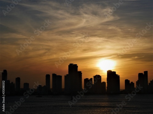 Sonnenuntergang in Cartagena de Indias © Erika