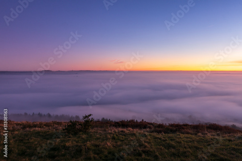 le brouillard matinal