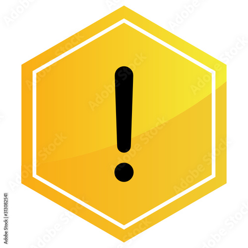 Exclamation Warning Vector Alterness Icon Sign Concept photo