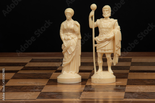 King and Queen Chess piece Concept