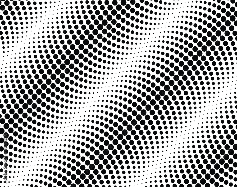 Design monochrome vortex circular movement illusion background. Abstract striped distortion backdrop. Vector-art illustration