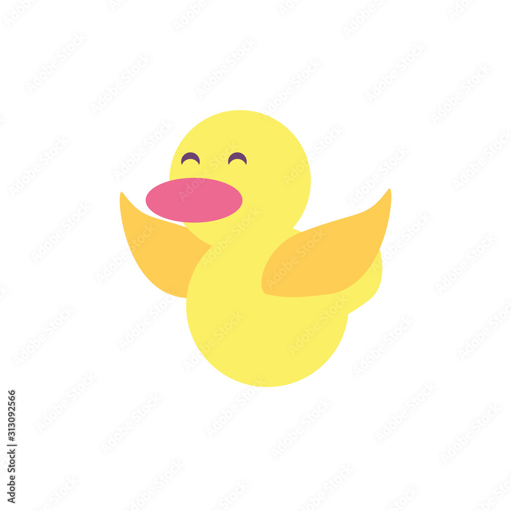 Fototapeta premium Cute duck cartoon vector design