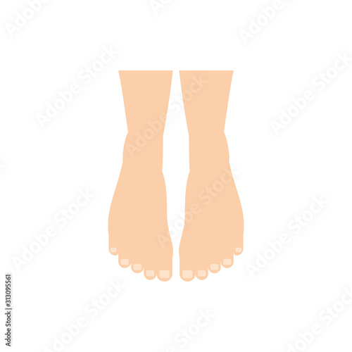 Isolated feet foot icon vector design