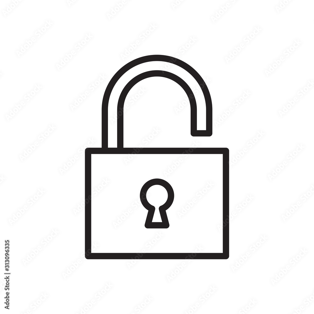 Padlock icon vector trendy design Padlock icon vector trendy design