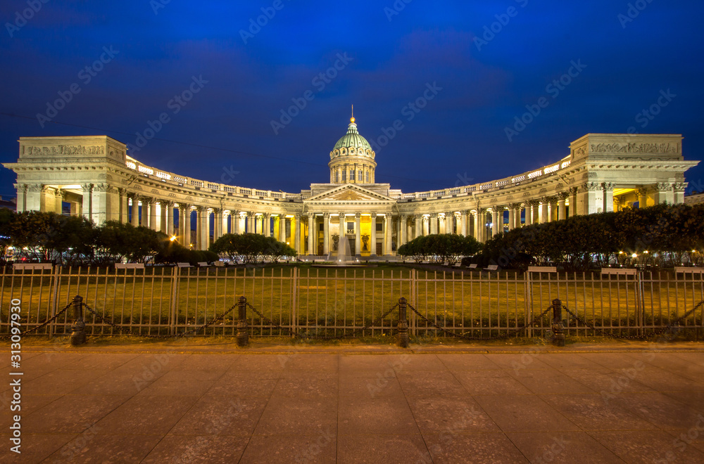Kazan Cathedral in Saint Petersburg, Russia