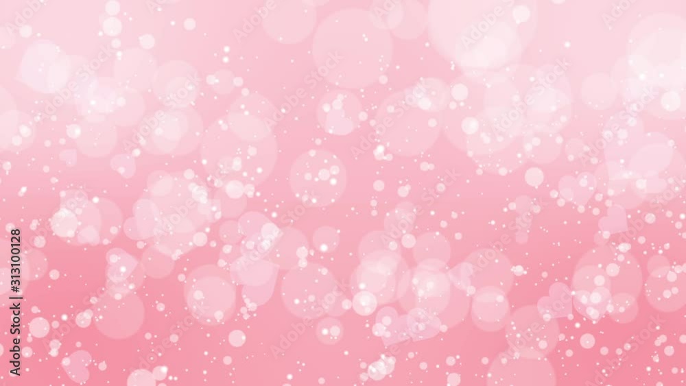 Hearts animation on pink theme. Valentine's Day animation background motion graphics, with bokeh glittering, particles heart and shine lights. For 8 March animation. Hearts animation on pink theme. Valentine's Day animation background motion graphics, with bokeh glittering, particles heart and shine lights. For 8 March animation.