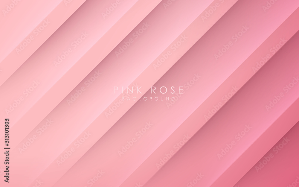Fototapeta premium Abstract light pink background vector. Diagonal light and shadow.