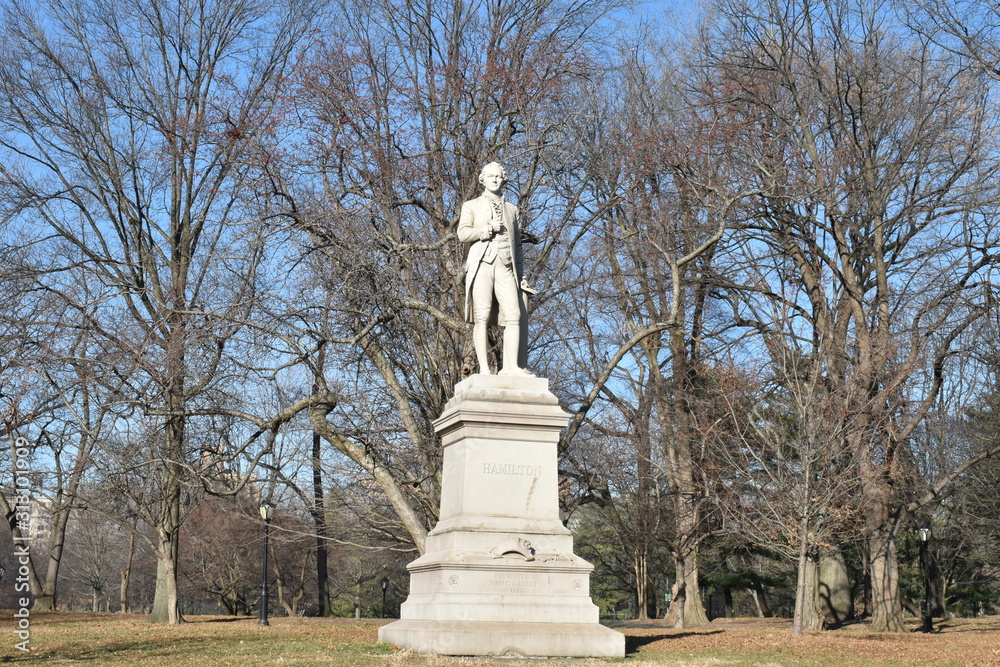 Statue in central park