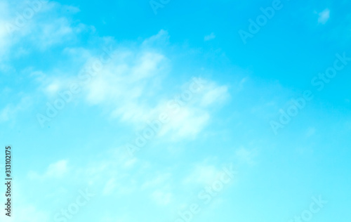 blue sky with beautiful natural white clouds 