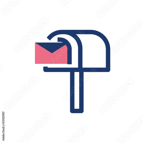 Isolated envelope message and mailbox vector design