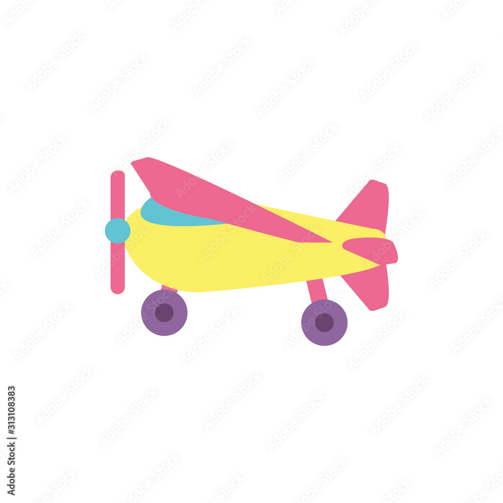 Isolated airplane toy vector design Isolated airplane toy vector design