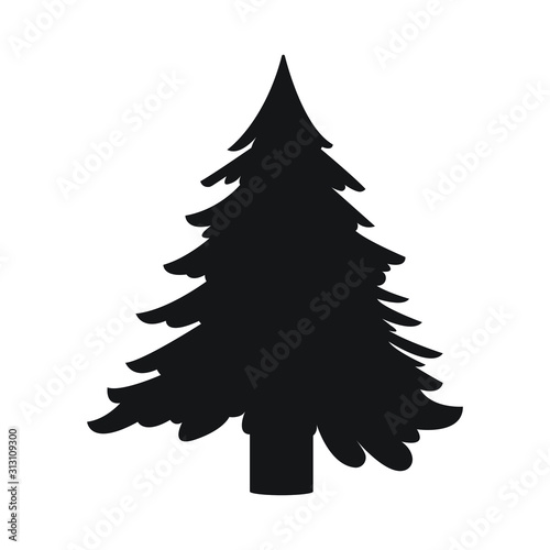 Tree vector symbol silhouette