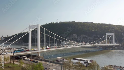 Elizabeth Bridge in Hungarian capital Budapest photo