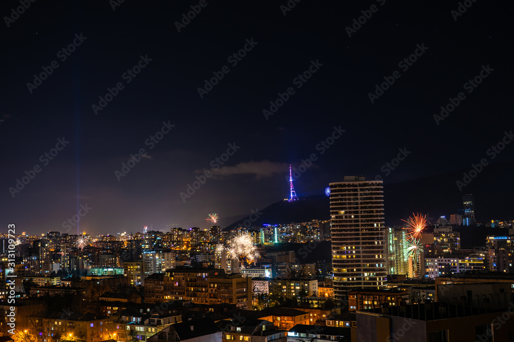 New Year meeting in Tbilisi, Georgia