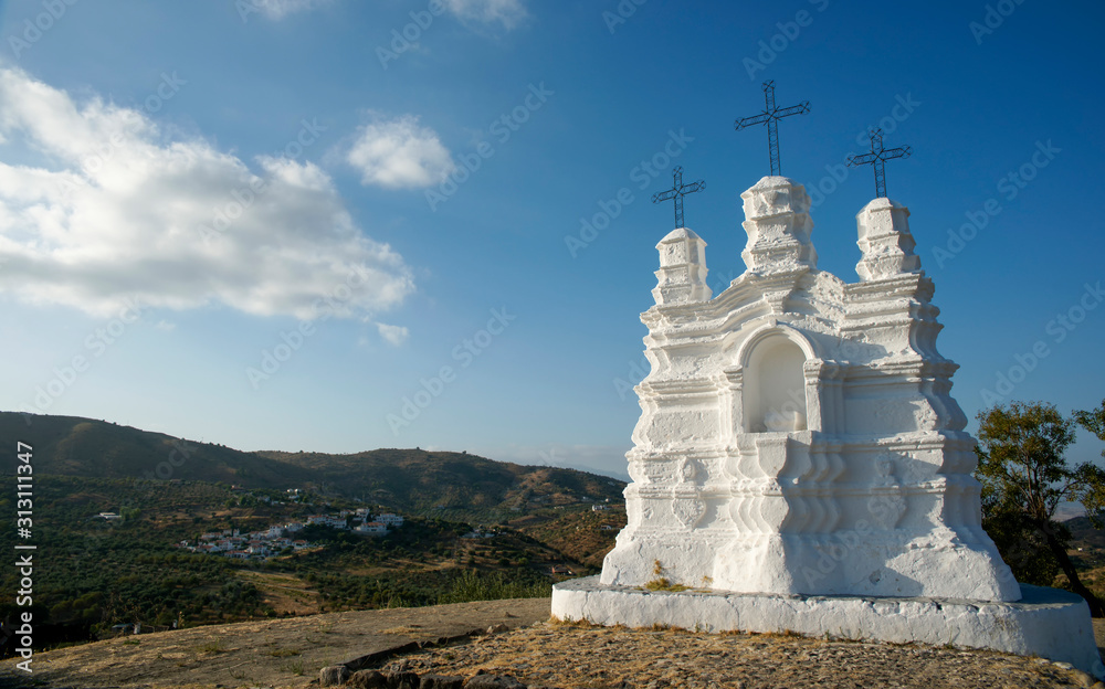 Altar del Calvario en el municipio de Monda, Málaga	