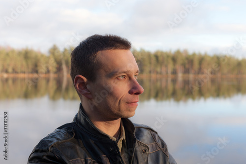 portrait man in profile © Maslov Dmitry