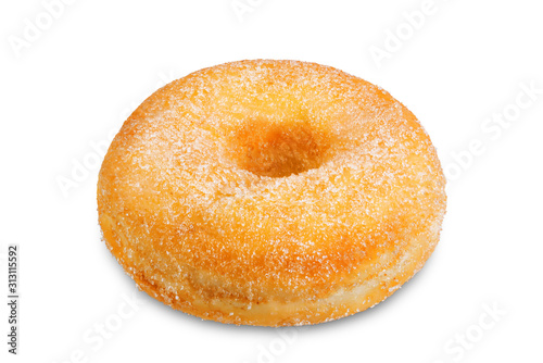 Donut on a white isolated background