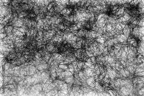 Modern painted texture. Dynamic stains of paint in black and white colors. Abstract pattern. Contemporary illustration