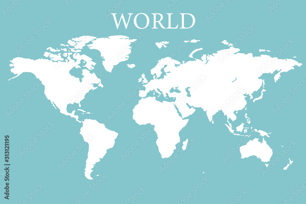 world map earth realistic design isolated vector world map earth realistic design isolated vector