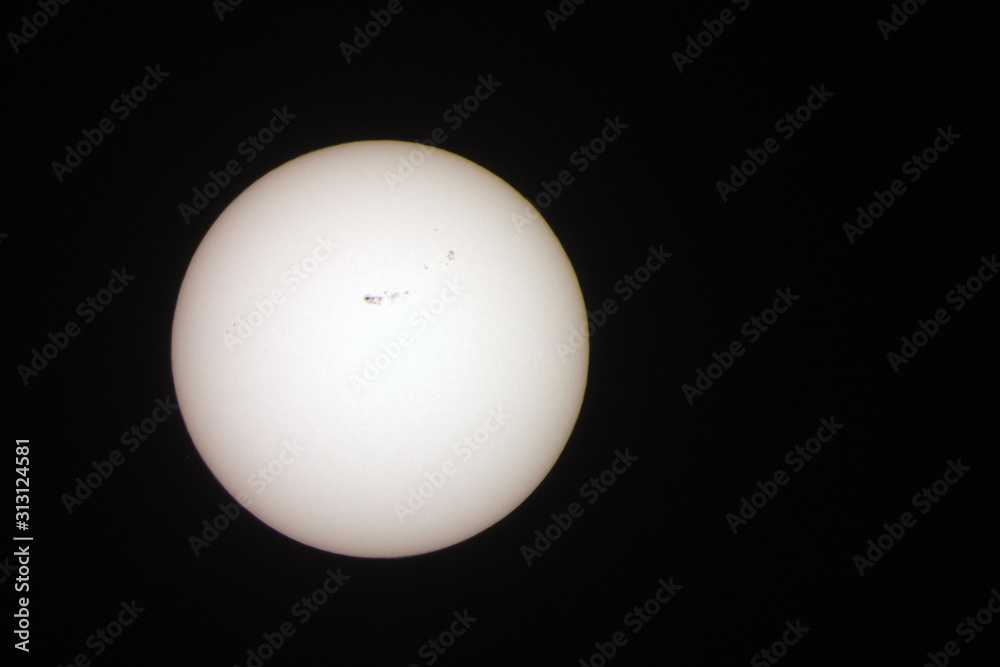 Solar activity and Sunspots, as viewed through a telescope Solar activity and Sunspots, as viewed through a telescope