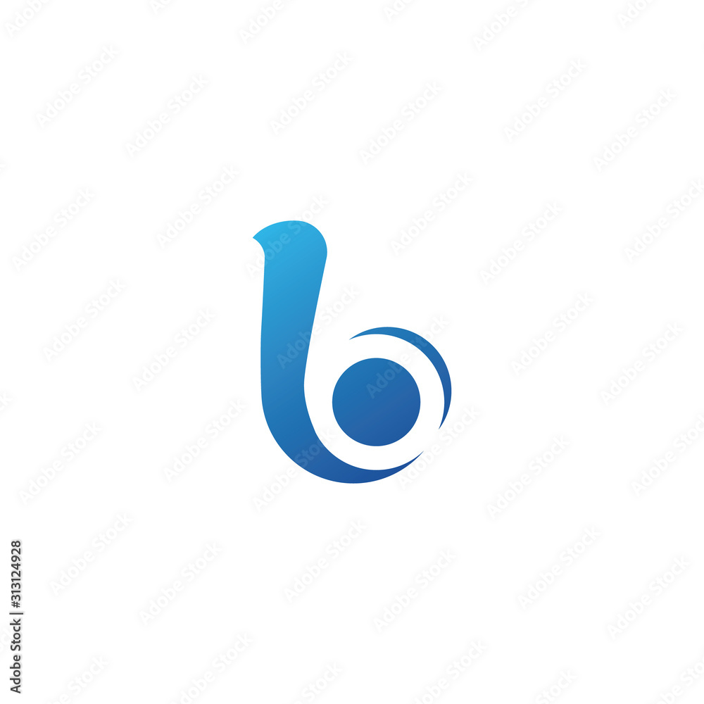 Letter B Logo Template Vector. B monogram logo vector. B symbol vector. Letter B Logo Template Vector. B monogram logo vector. B symbol vector.