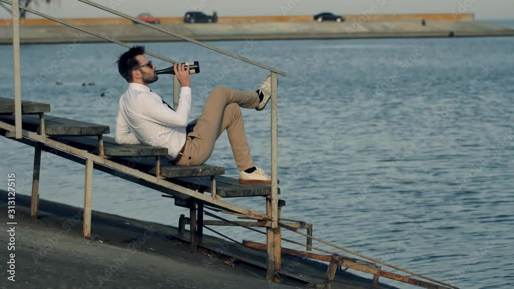 Successful Man Drink Champagne And Relaxing Near River.Satisfied Man Finished Project Work Admire Chill View.Businessman Relaxing And Drinking Wine.Handsome Businessman Enjoying View And Celebrating Successful Man Drink Champagne And Relaxing Near River.Satisfied Man Finished Project Work Admire Chill View.Businessman Relaxing And Drinking Wine.Handsome Businessman Enjoying View And Celebrating