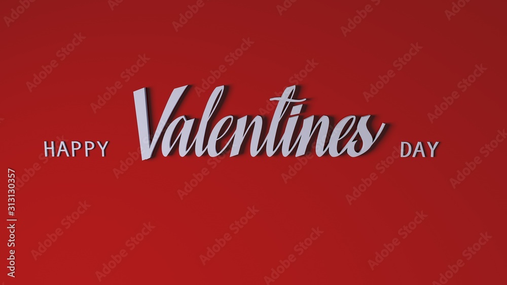 3d render of happy valentines day card background. copy space left for custom text. 3d render of happy valentines day card background. copy space left for custom text.