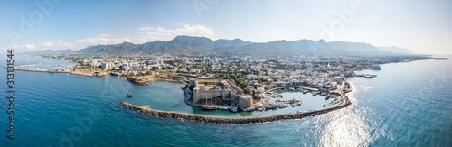 Sea port and Old Town of Kyrenia (Girne) is a city on the north coast of Cyprus. photo