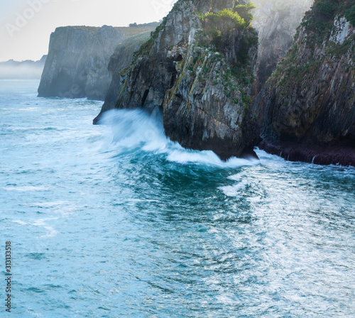 El Pindal, Ribadedeva council, Cantabrian sea, Asturias, Spain, Europe photo