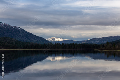 Beautiful Lakes and snowy mountains of Kazakhstan © EmmaStock