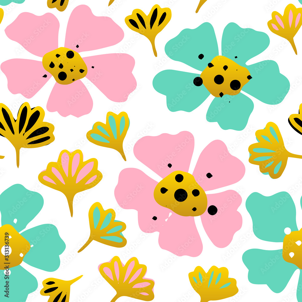 Big Flower Seamless Pattern Big Flower Seamless Pattern