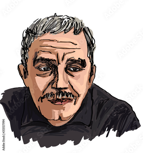 Famous Writer Gabriel Garcia Marquez photo