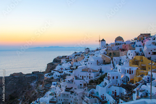view of santorini greece © Yanxiu