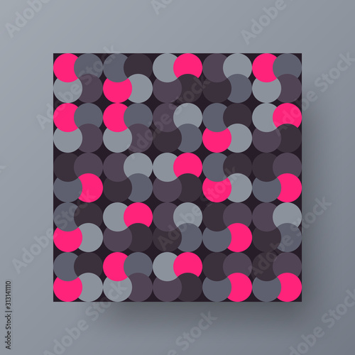 Amazing business advertisement vector mural art square banner mock up. Modern corporate abstract geometric illustration design layout background. Company identity quadrangle texture brochure template.