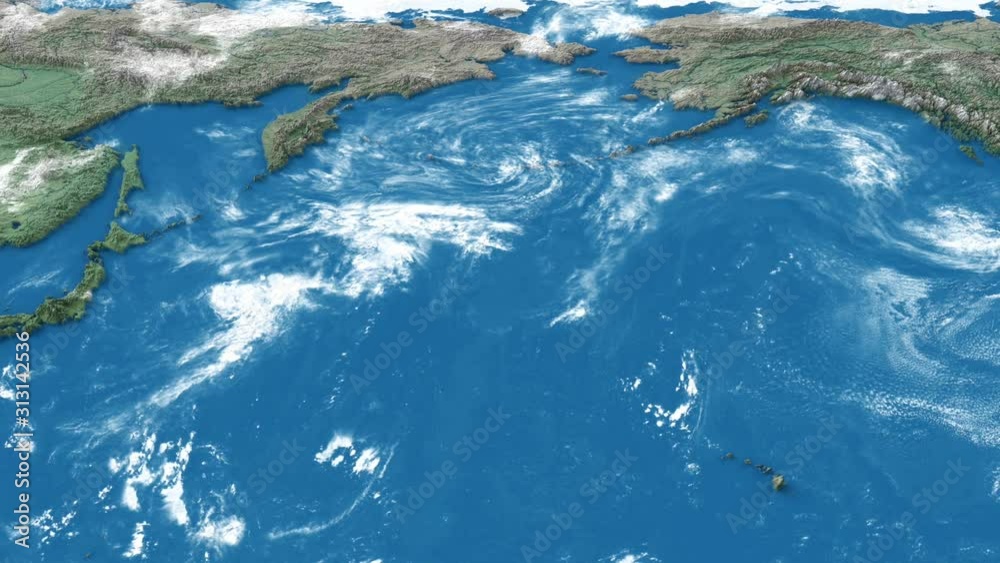 Realistic earth world map. Detailed world atlas seamless looping animation. Realistic earth world map. Detailed world atlas seamless looping animation.
