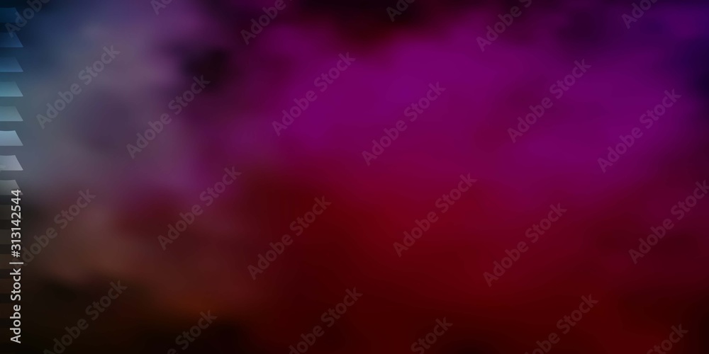 Obraz premium Dark Multicolor vector background with rectangles.