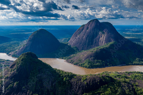 Guainía, Colombia. The big and amazing mountain of Mavicure, Pajarito (Little Bird) photo