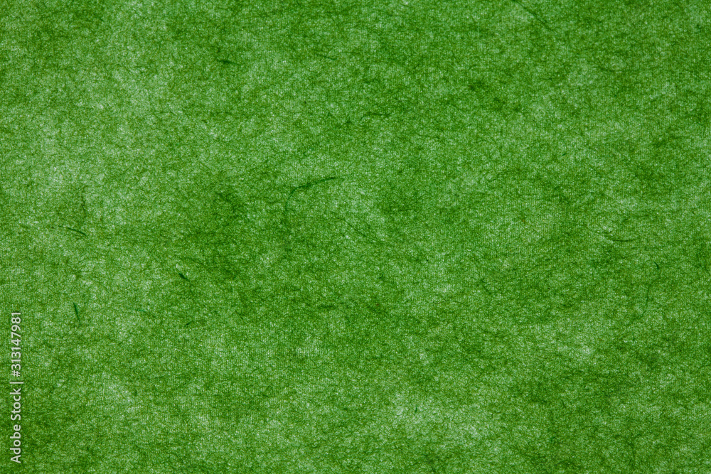 Fototapeta premium Green color korean paper texture art sheet