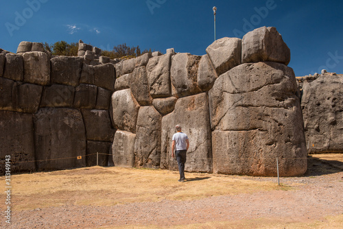 Saqsaywaman archaeological site, Cusco, Peru photo